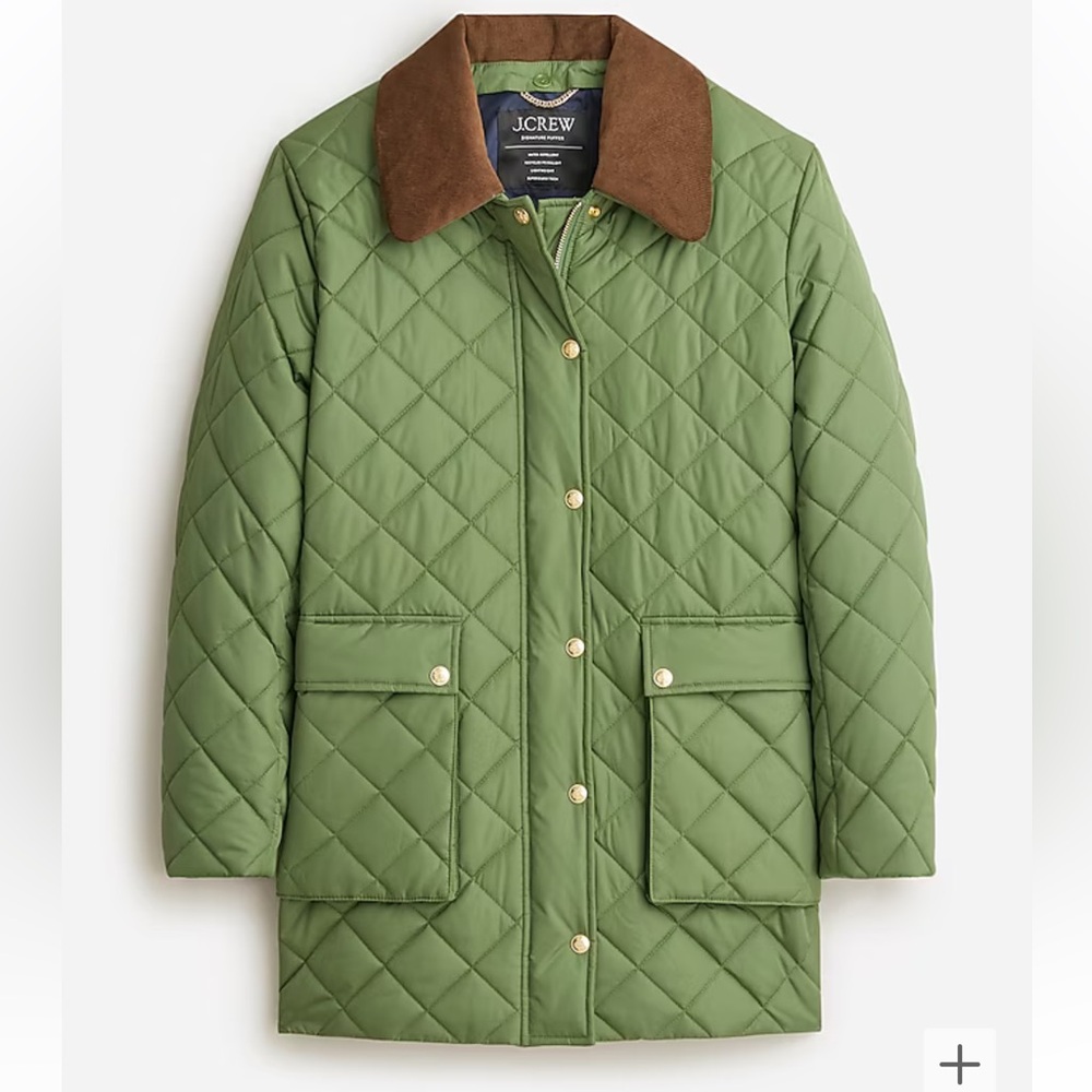 J. Crew Heritage Barn Quilted Jacket with Primaloft